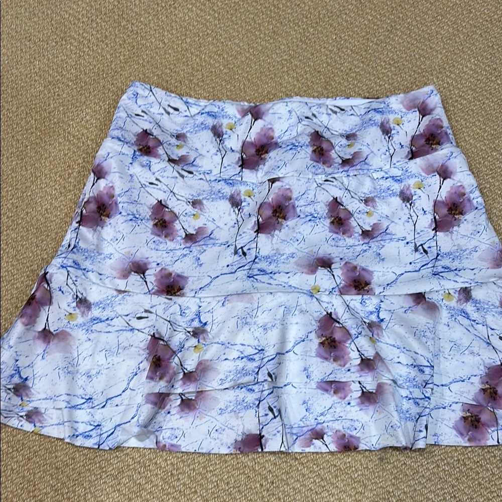 Floral Print Women's Skirt golf /tennis
